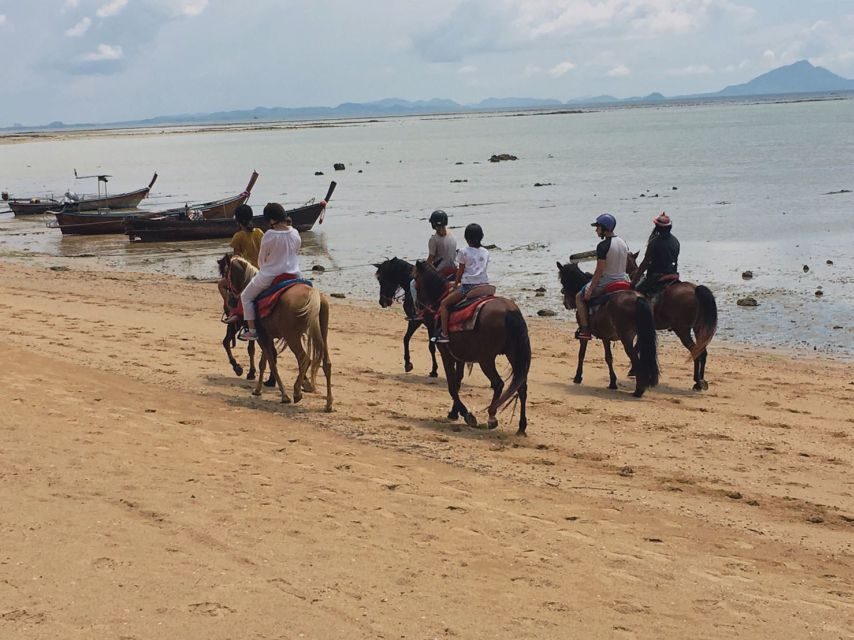 Krabi: Horseback Riding on the Beach - Ban Ao Nam Mao beach: quiet riding with Railay Bay in view