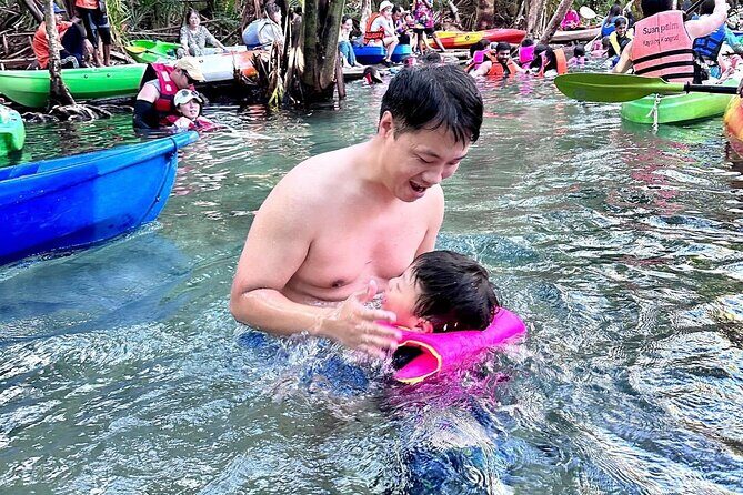 Krabi Kayaking and Swimming Clong Rood - The swimming break in clear lagoon water: what to expect and how to enjoy it