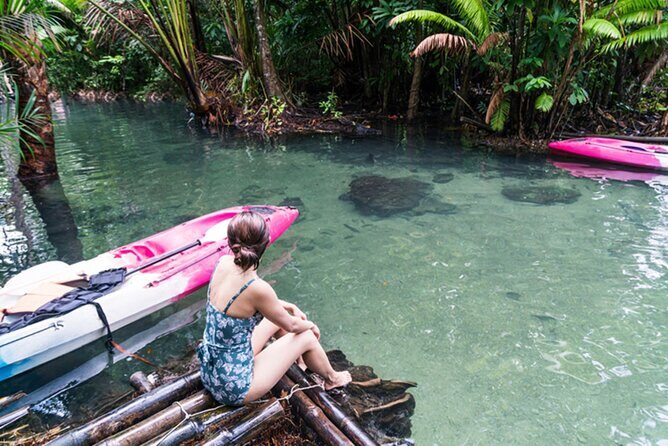 Krabi Kayaking and Swimming Clong Rood - What happens after the paddle: photos, fruits, and a smooth finish