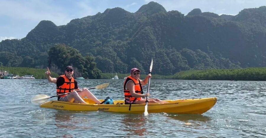 Krabi kayaking Ao thalane - On the water: kayaking through narrow channels and mangrove tunnel views
