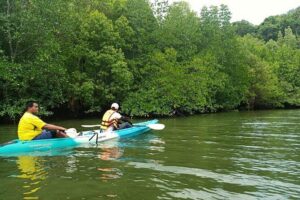 Krabi: Kayaking Tour at Ban Bor Thor Ancient Cave & Mangroves - From Krabi Pickup to Camp Coffee: The Morning Setup