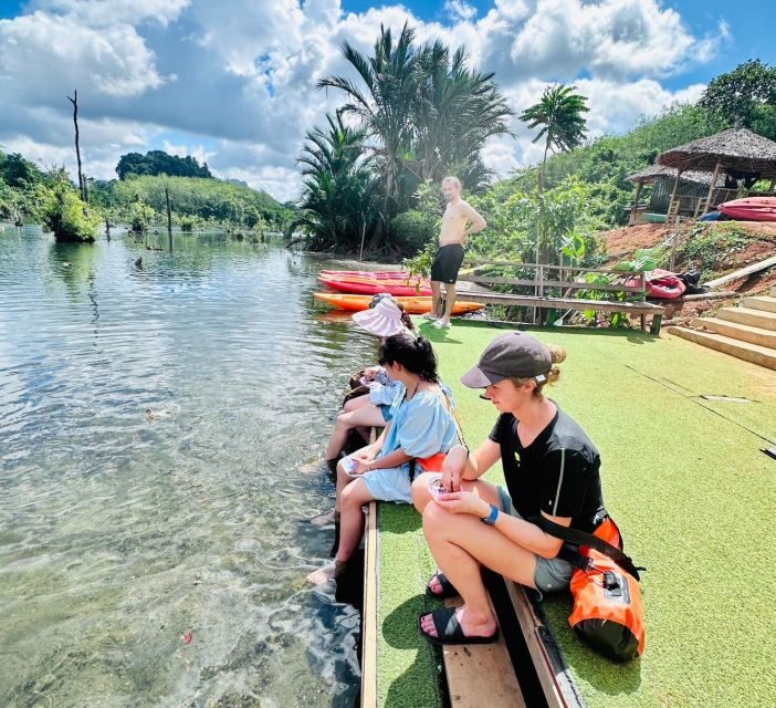 Krabi: Klong Root Kayaking Viewpoint,Fish Feeding and more - Choosing your program: fish feeding plus rubber, ATV, or elephants