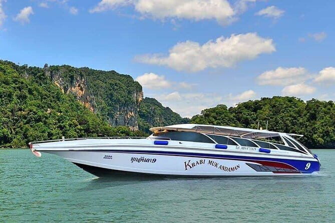 Krabi: Phi Phi, Maya Bay, Bamboo Island Speedboat Tour with Lunch - Pileh Bay and Viking Cave: photos from the boat, not a long hike