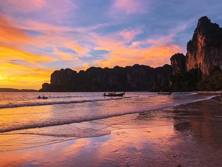 Krabi: Railay Sunset and Bioluminescent Plankton Tour - Railay Beach at Sunset: Time to Swim, Not Just Stand and Pose