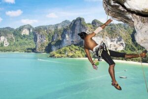 Krabi Rock Climbing Small-Group Experience - Railay Rock Climbing Shop: where you get ready to climb