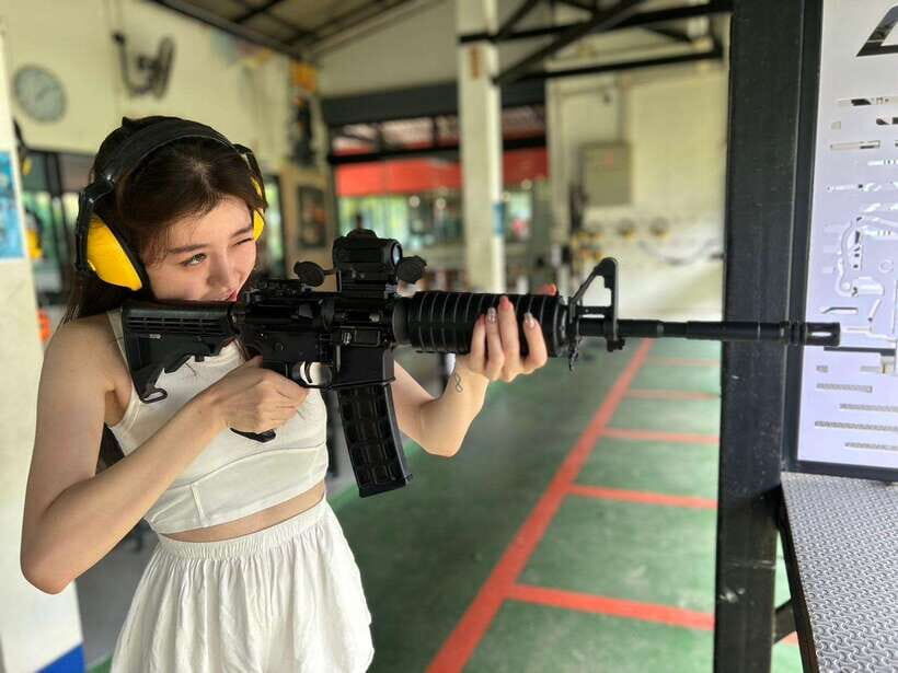Krabi shooting range(.22 LRM4, .10 bullet) - Coaching You Can Use: Posture, Technique, and Accuracy Feedback