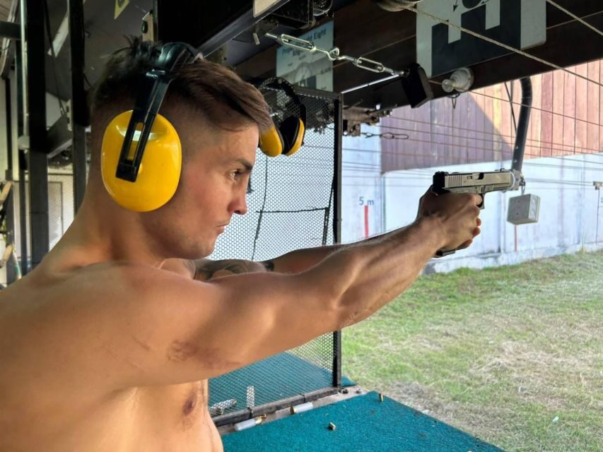 Krabi shooting range (9mm GLOCK17 10 bullet) - Who should book this Krabi shooting range trip