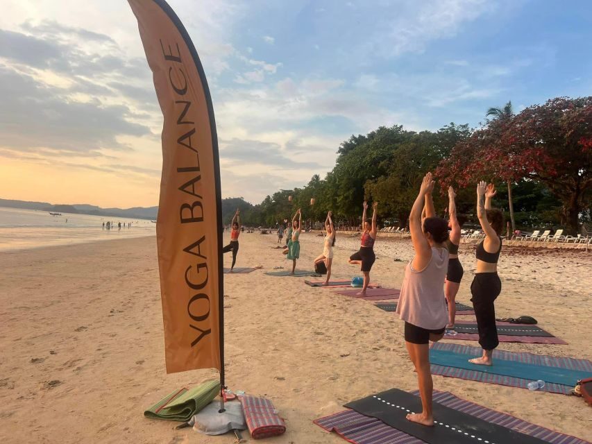 Krabi: Sunset Yoga Balance Join-in Class - Instructor style that helps both beginners and pose-chasers