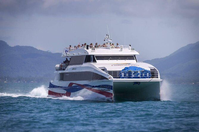 Krabi To Koh Tao(Tao Island) by Bus and Ferry - The Sea Legs: High-Speed Catamaran and Connection Stops