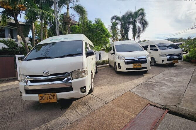 Krabi to Phuket Private Shuttle or v/v - Private-for-your-group logistics: up to 3 people