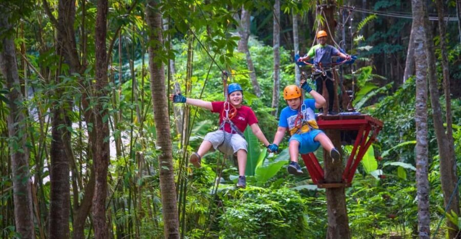 Krabi: Ultimate Zipline Games Challenge - Program A vs Program B: Pick Your Thrill Level