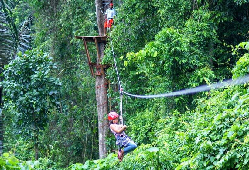 Krabi: Ziplining with Abseiling and Rock Climbing Options - Price and value: what $50 buys you in actual airtime