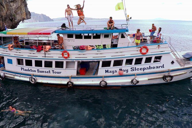 Maya Bay Sunset and Plankton Swimming Tour - Day flow and timing: 3:00 pm departure to next-morning return