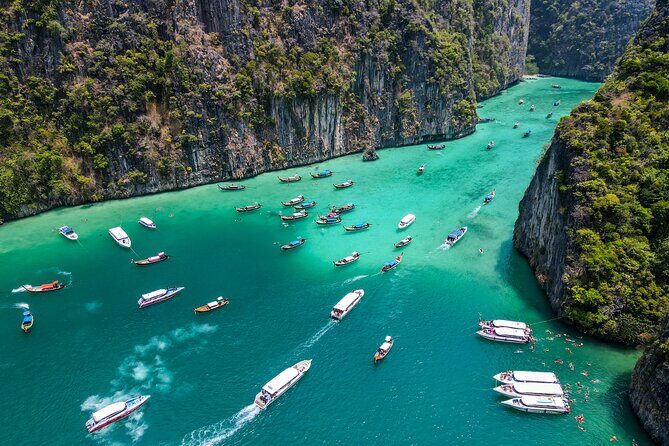Phi Phi 4 Islands Sunset Tour with Bioluminescent Plankton - Monkey Beach to Bamboo Island: quick animal spotting, then real beach relaxation