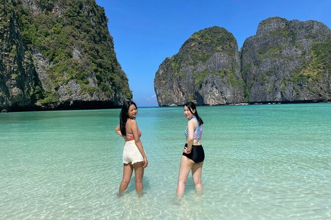 Phi Phi 7 Islands Full-Day Tour From Phi Phi by Longtail Boat - Maya Bay Photo Time: Famous Beach, Big Crowd Energy