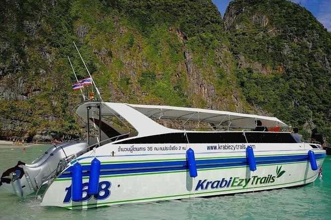 Phi Phi Early Bird & 4 Islands - Day Tour by Speedboat From Krabi - Pileh Bay and Viking Cave: scenery you see from the boat