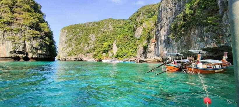 Phi Phi: Half Day Long Tail Boat to Maya Bay - Monkey Beach: 30 minutes of chaos… in a controlled, fun way