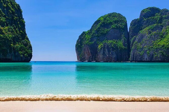 Phi Phi Island Speed Boat Adventure from Krabi - Bamboo Island (Koh Pai): The Calm Finish on Sand and Reef Edges
