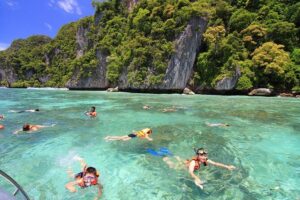 Phi Phi Island Tour by Speedboat from Krabi with Lunch (SHA Plus) - Bamboo Island: short stop, coral time