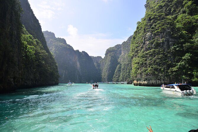 Phi Phi Islands One Day Tour By Speedboat from Krabi - Pileh Bay snorkeling: lagoon views plus colorful fish
