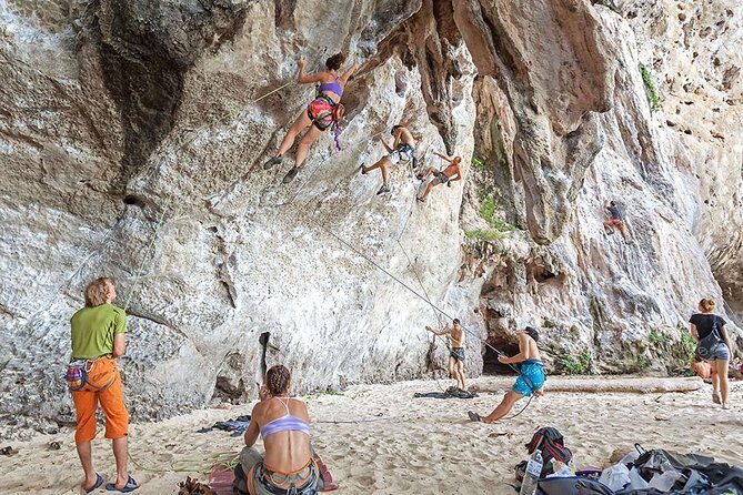Rock Climbing at Railay Beach Krabi - East vs West Railay: Choose Your Challenge
