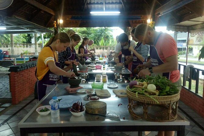 The Best Cooking Class at Thai Charm Cooking School in Krabi - The cooking flow: curry paste to full plates