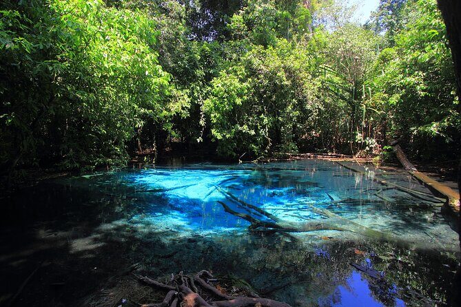 Tiger Cave Temple, Emerald Pool & Hot Springs Tour from Krabi - Namtok Ron hot springs waterfall in Khlong Thom: the natural jacuzzi rule